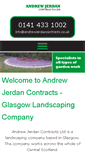 Mobile Screenshot of andrewjerdancontracts.co.uk